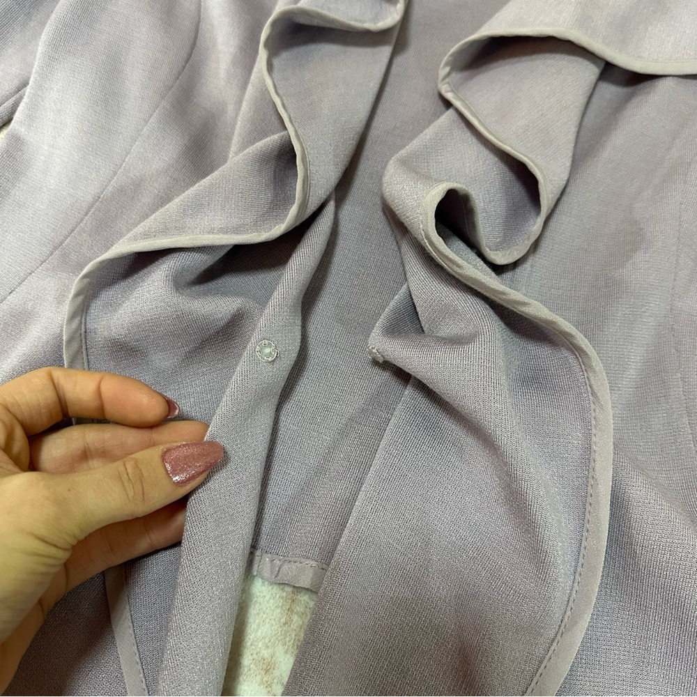 ST. JOHN Lavender Waterfall Cardigan Jacket - Picture 4 of 13